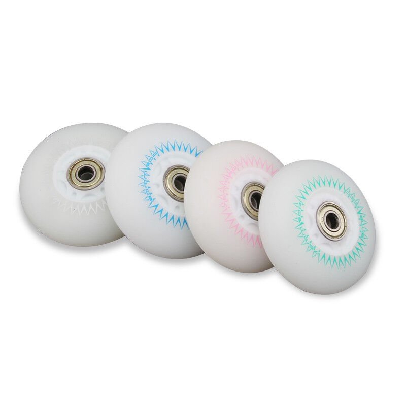 COOL ROLLER SKATES, SKATING WHEEL, SKATING SHOES, DRY SKATES, 90A STRAIGHT-LINE LUMINOUS WHEEL