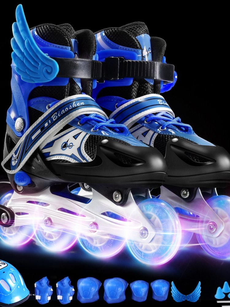 3-4-5-6-8-9-10 years Dicanon children ' s roller skates, men and women