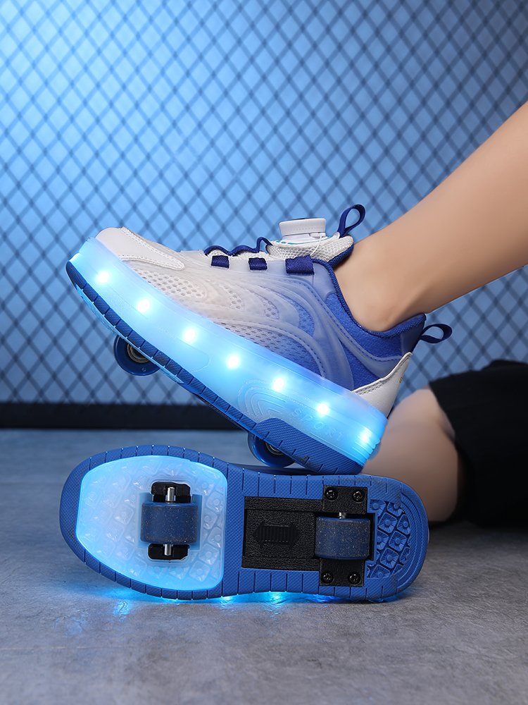 ♪ ♪ A boy with a pair of shoes ♪
