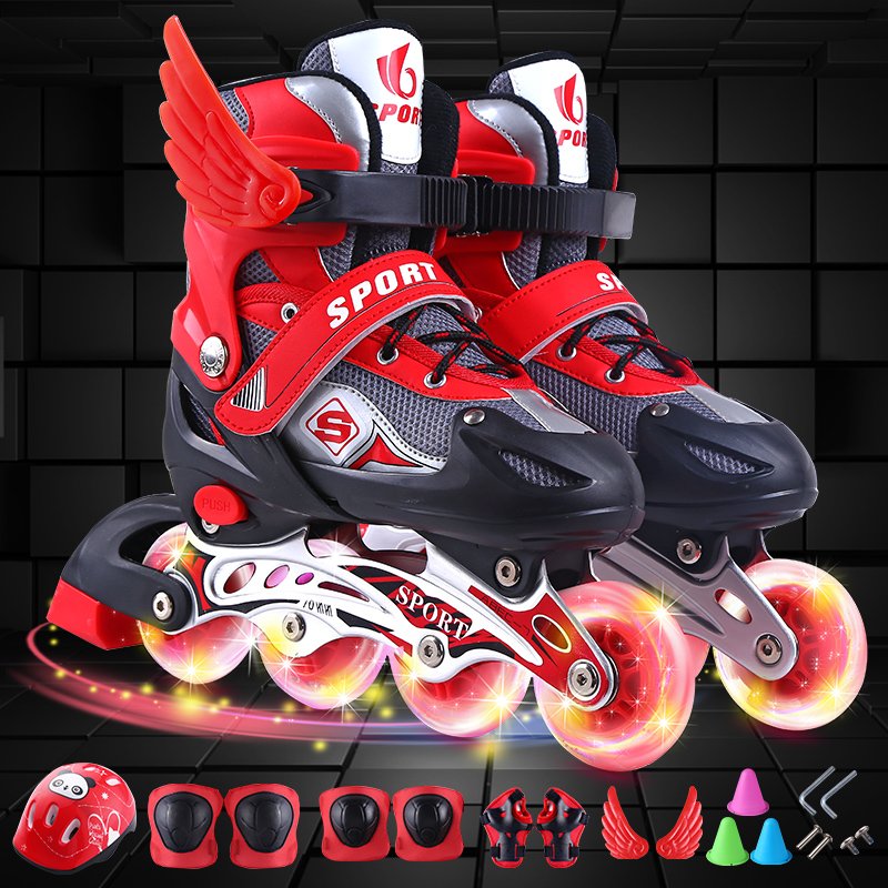 MICRO SKATES CHILDREN WITH ADULT ROLLER SHOES AGED 3-5-6-8-10 YEARS