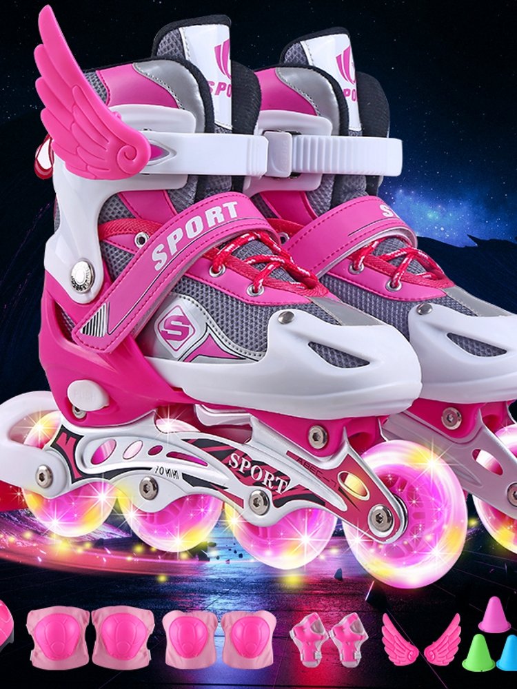 Disney's real skater kids, full of skating skating skates, dry-sleeved