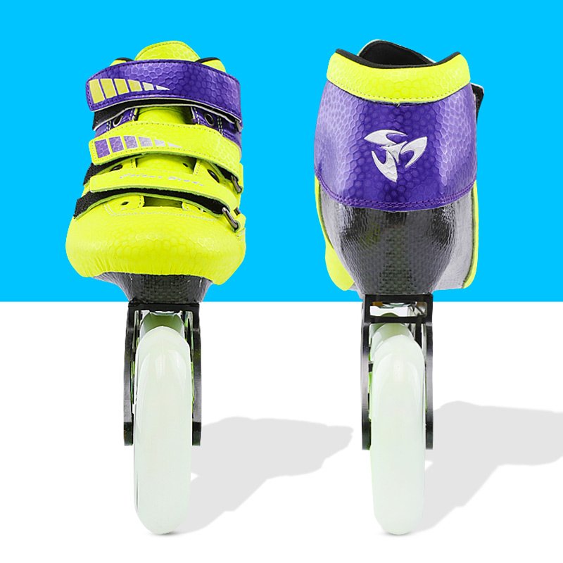 Three rounds of high-end carbon-fibre skates regulated by the professional speed of children's skis