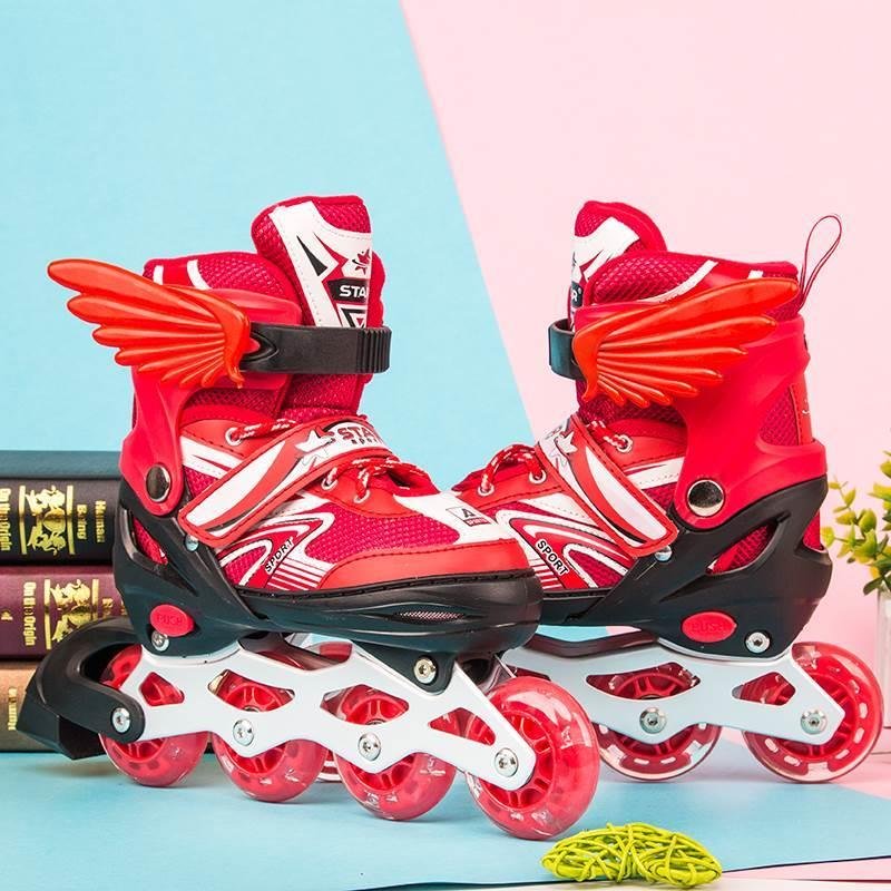 Roller skates children with a full set of male and female roller skates can switch to junior scholars aged 3-5-6-8-10 years