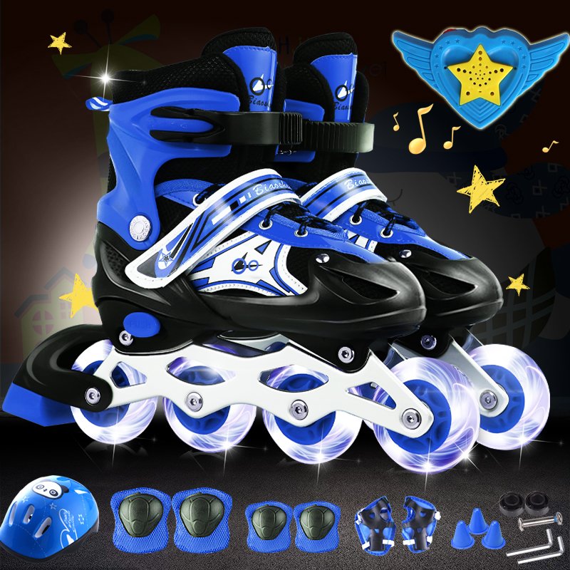 MICRO SKATES CHILDREN WITH ADULT DRY-SHOE ROLLERS 3-4-5-6-8-10-