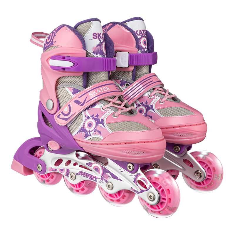 Children skates full of roller skates, boys and girls, 34567810, adjustable beginners