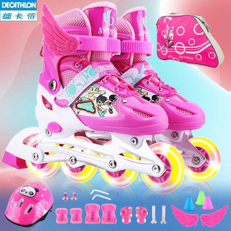 Decanon skater children's starters with a full set of skatings for little girls