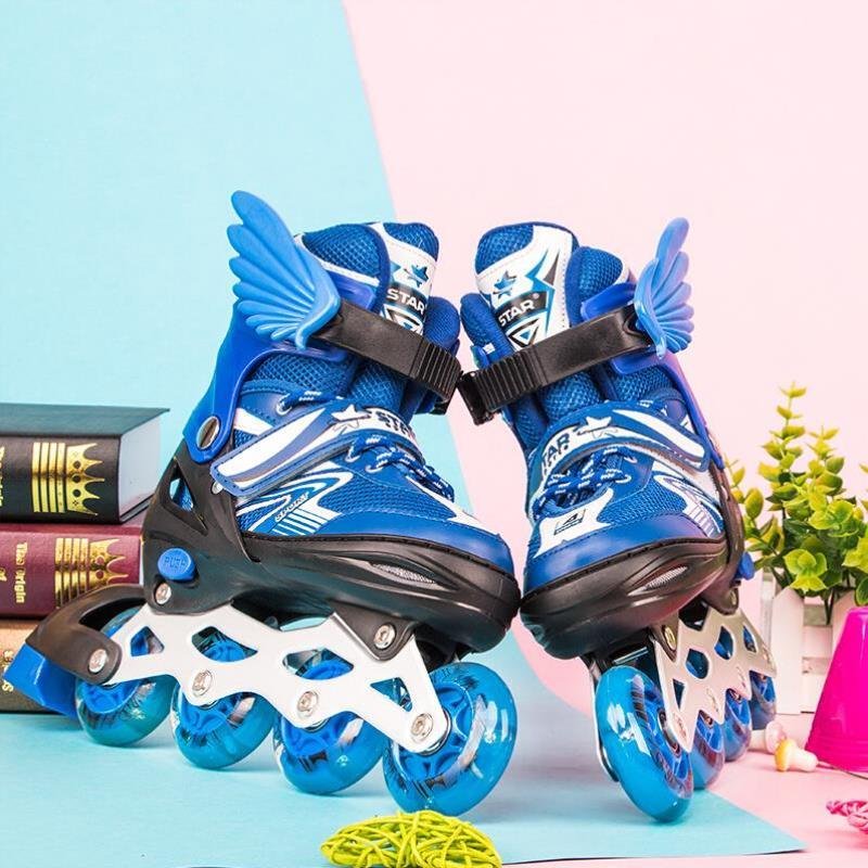 Roller skates children with a full set of male and female roller skates can switch to junior scholars aged 3-5-6-8-10 years