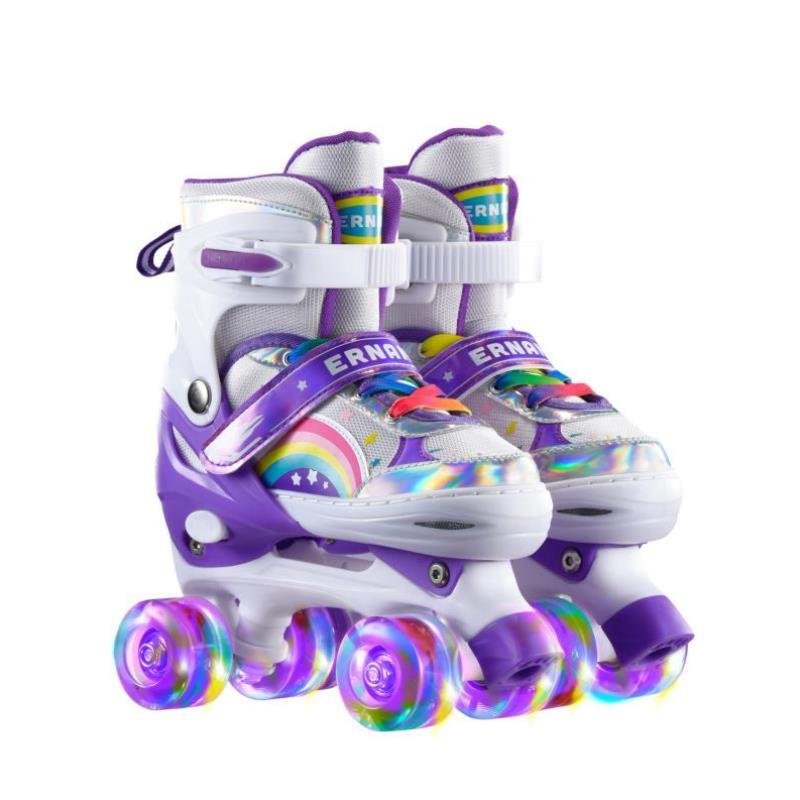 % Skids skates, new skids, starters of skating skates walk with their shoes to make the summer a season
