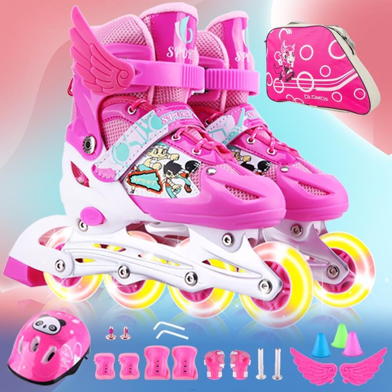 Decanon skater children's starters with a full set of skatings for little girls