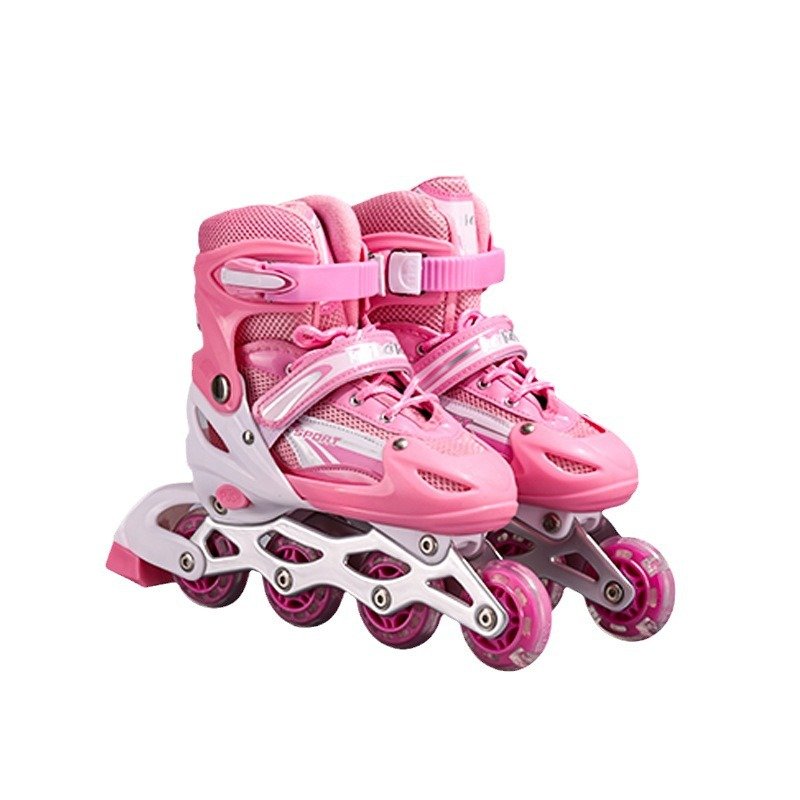 Decannon Children's Full of Straight Wheel Skippers, Male and Female Skating Shoes