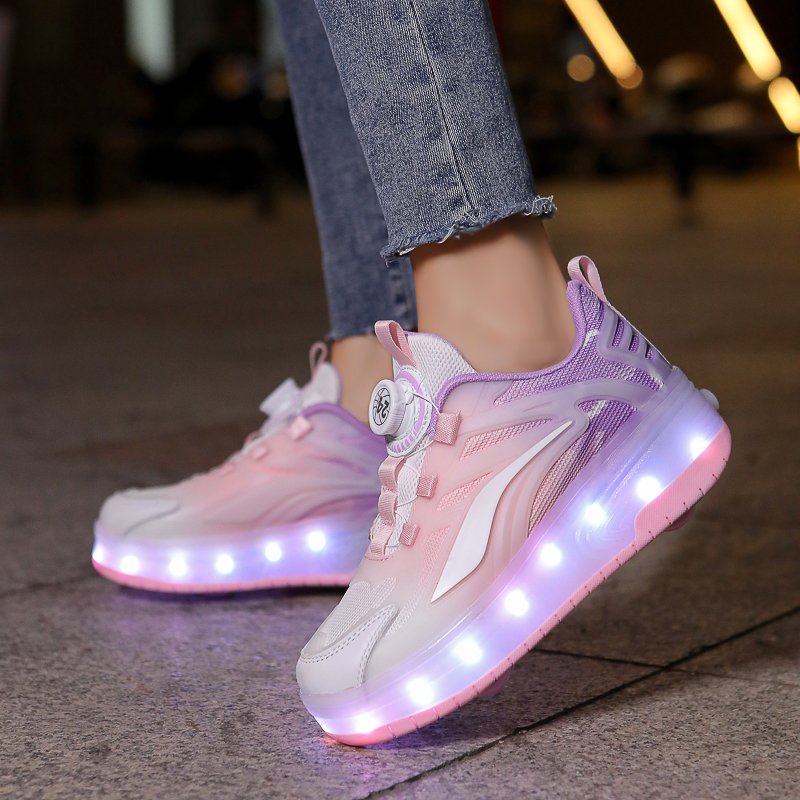 The girl from McNicks, the girl with the shoes, the girl with the luminous skates