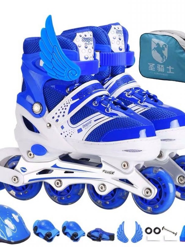 Decannon's real flash and straight-on-roller skates