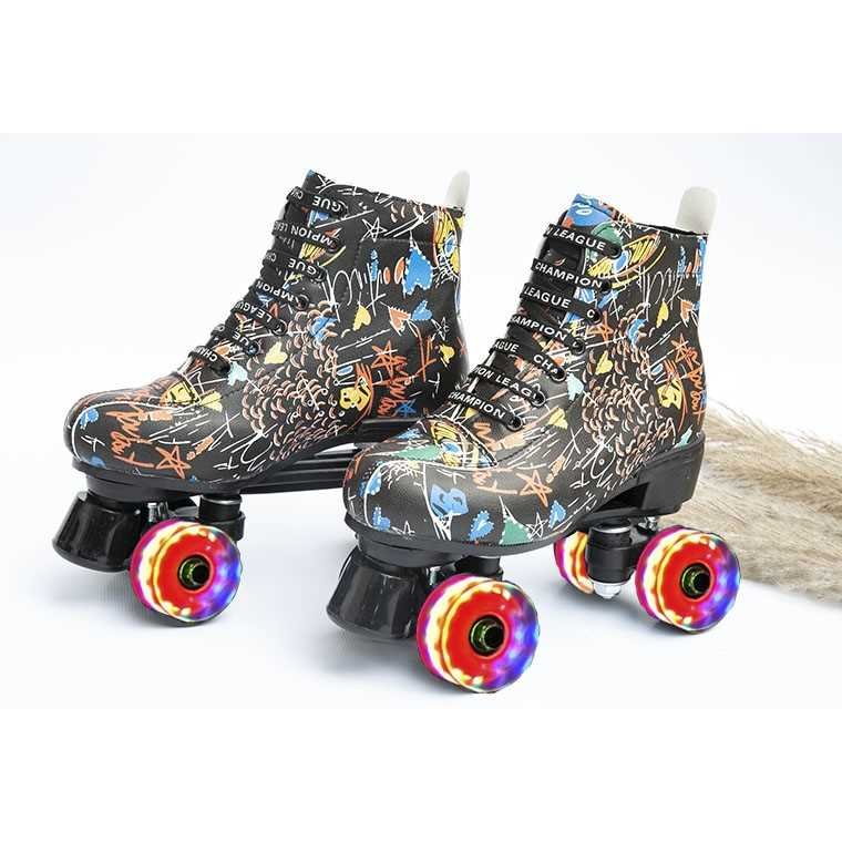 Puma adult double skater children, four-wheeler, adult male and female, two roller skates