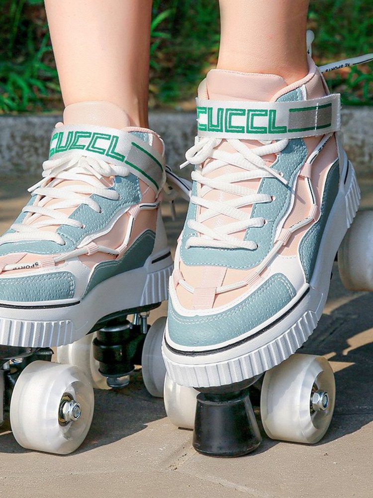 2023 new pairs of four-wheeled pairs of skating shoes for handsome adult skates