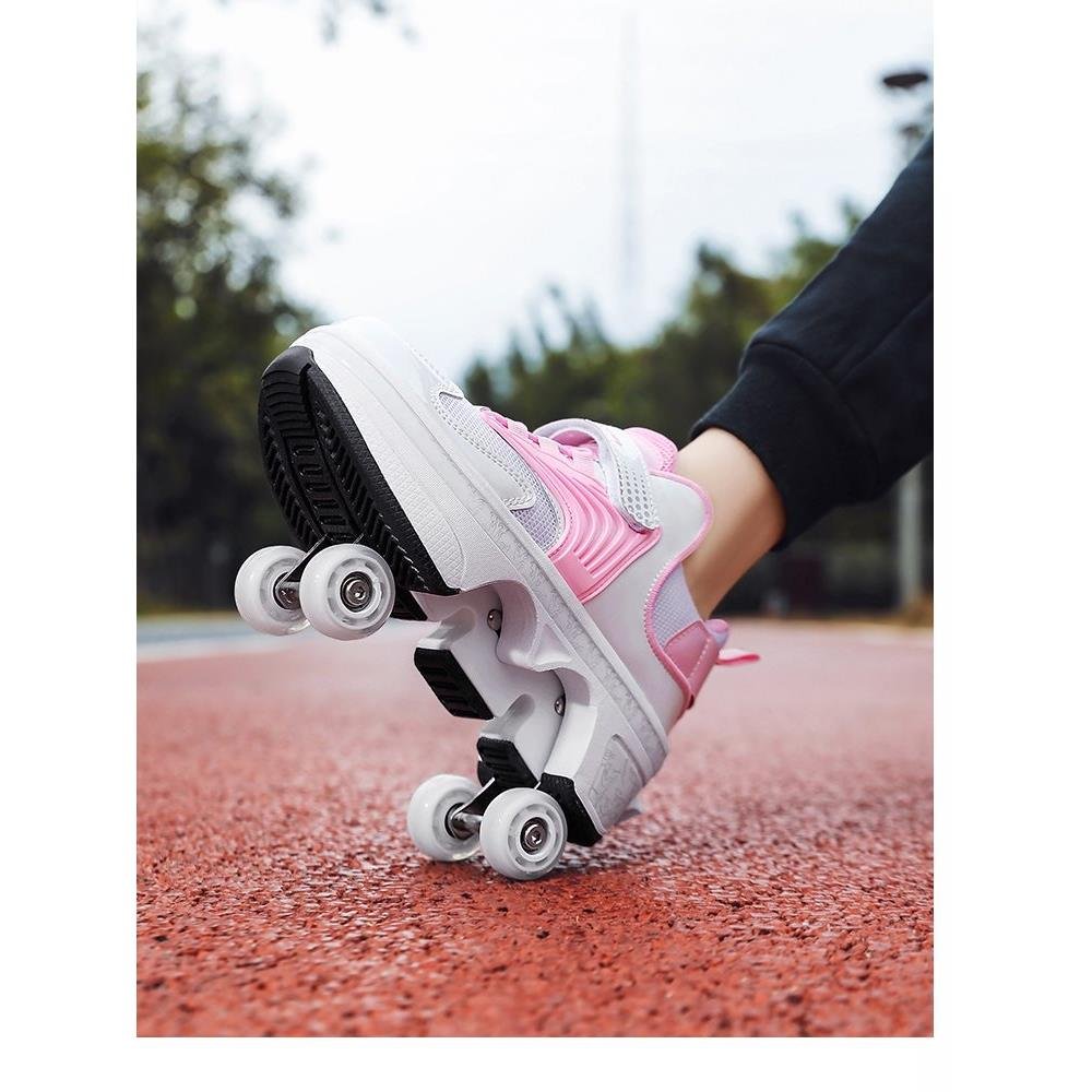 Children's shoe-shoe-shoe-shoe-shoe-shoe-shoe with wheels between the ages of 8 and 15 can be shrunk for girls