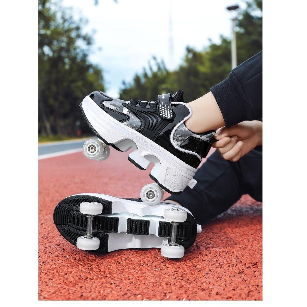 Children's shoe-shoe-shoe-shoe-shoe-shoe-shoe with wheels between the ages of 8 and 15 can be shrunk for girls