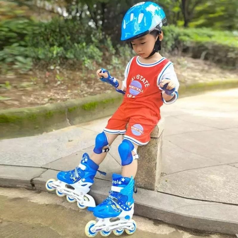 Roller skates, skates, skates, skates, roller skates, roller skates
