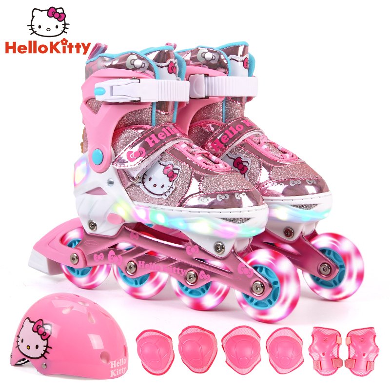The little girl from Princess Aisha's skater, the little girl from the ice-cream roller skater