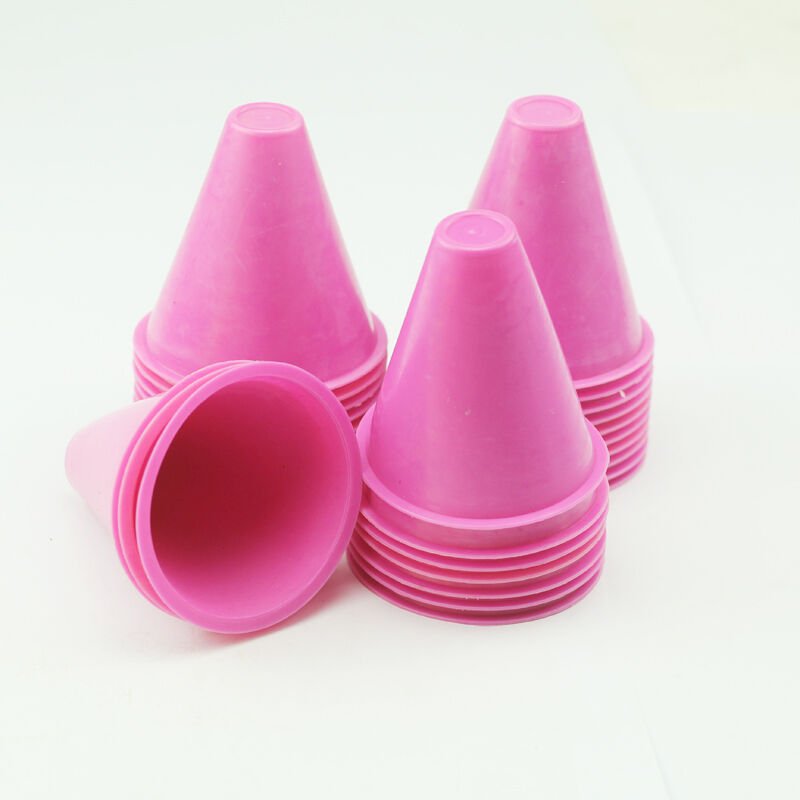 Roll-and-roller training cups for wind-shield roadblock skating slipper skating