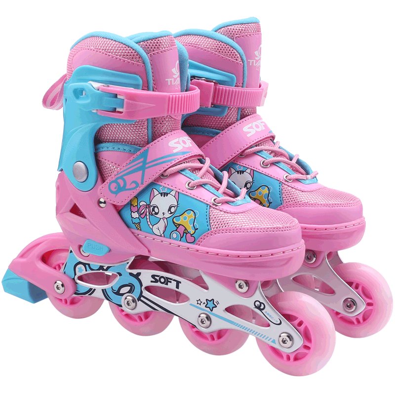 Skating slippers for boys and girls in a full set