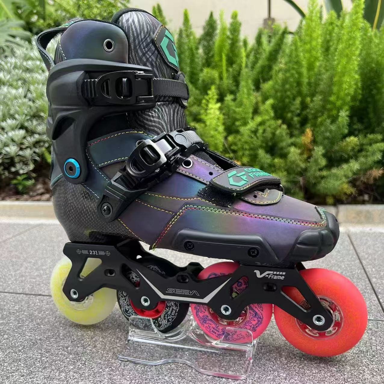 A NEW HV SLIDER, ADULT SKATER