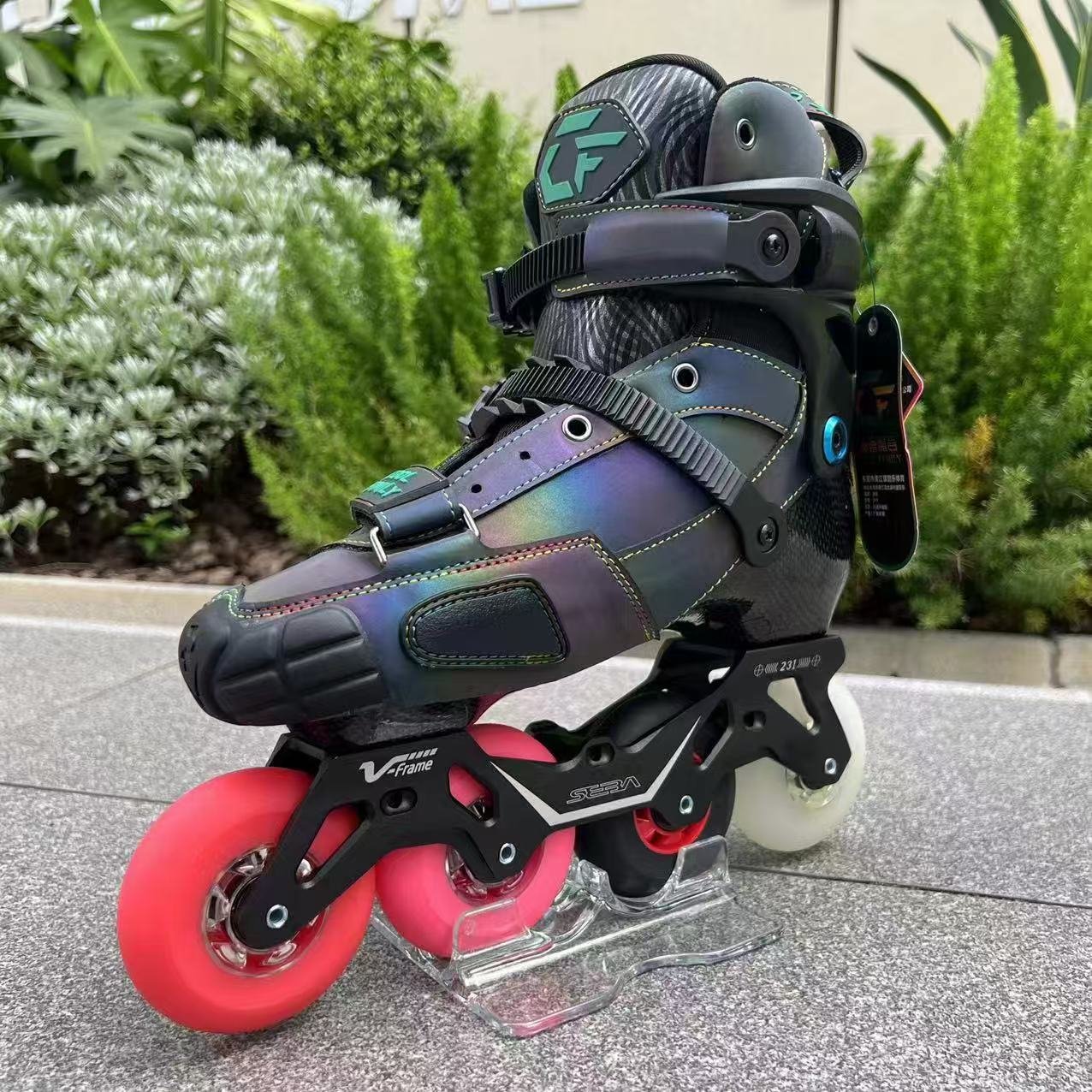 A NEW HV SLIDER, ADULT SKATER