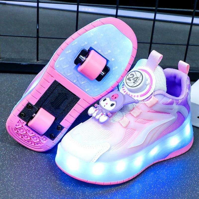 ♪ Girl-shoe-shine-lighted kids pop shoes ♪