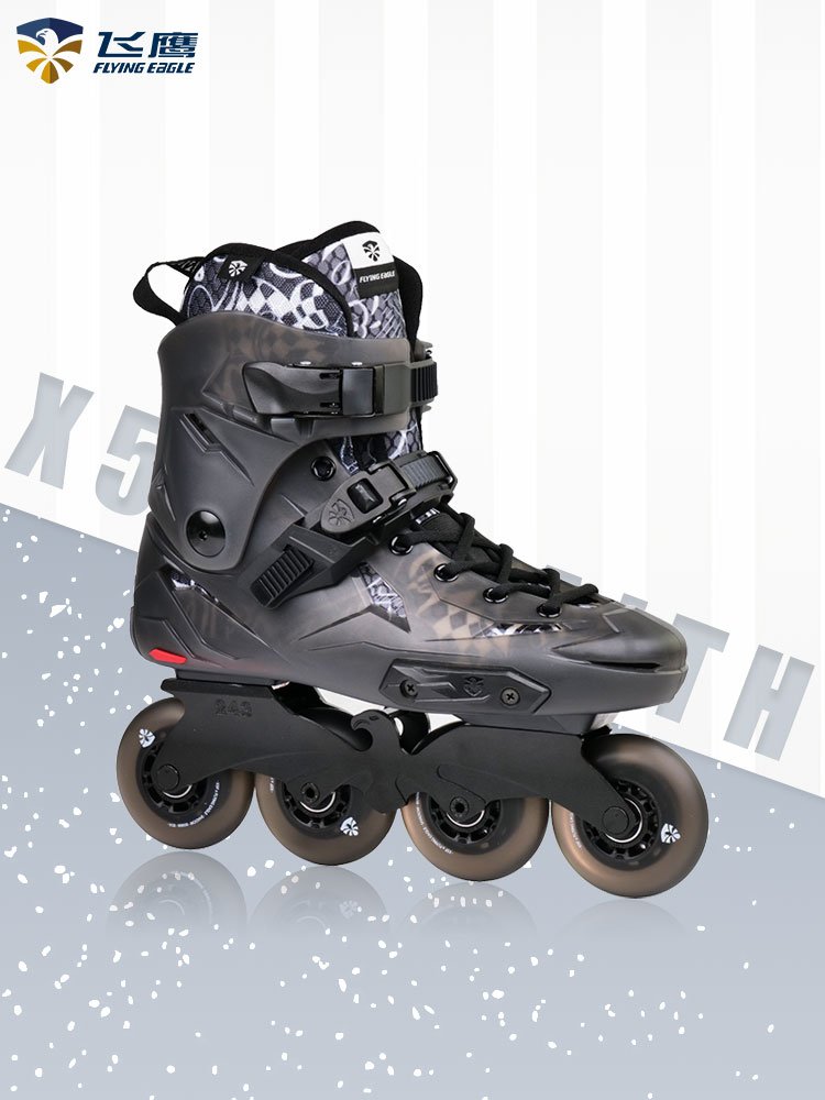 EAGLE ROLLER X5F ADULT FLAT SHOES, MALE AND FEMALE PROFESSIONAL ROLLERS, TRANSPARENT SHOES SWEEPING FSK DRY SHOES