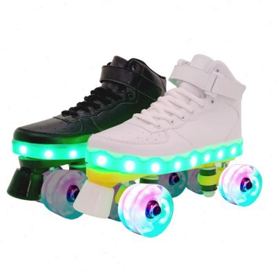 High-end adult double skater, adult male and female, four-wheeler skater children, red skater