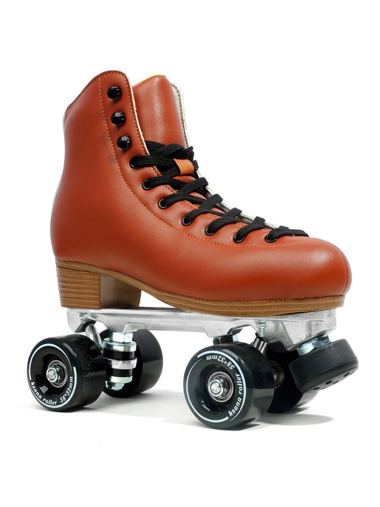 The boys and the boys with the skates, the four-wheeler skates, the kids' first-timers