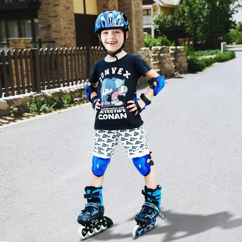 Boys skater children moving roller skates, professional beginner girls 6112 years old