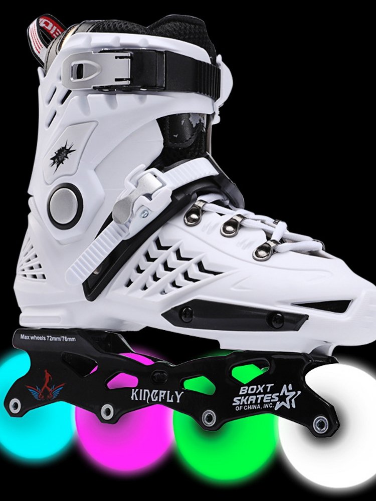 german-japan-import technology full-lighter adult skater straight-on-line wheel dry-shoe skatesa0172