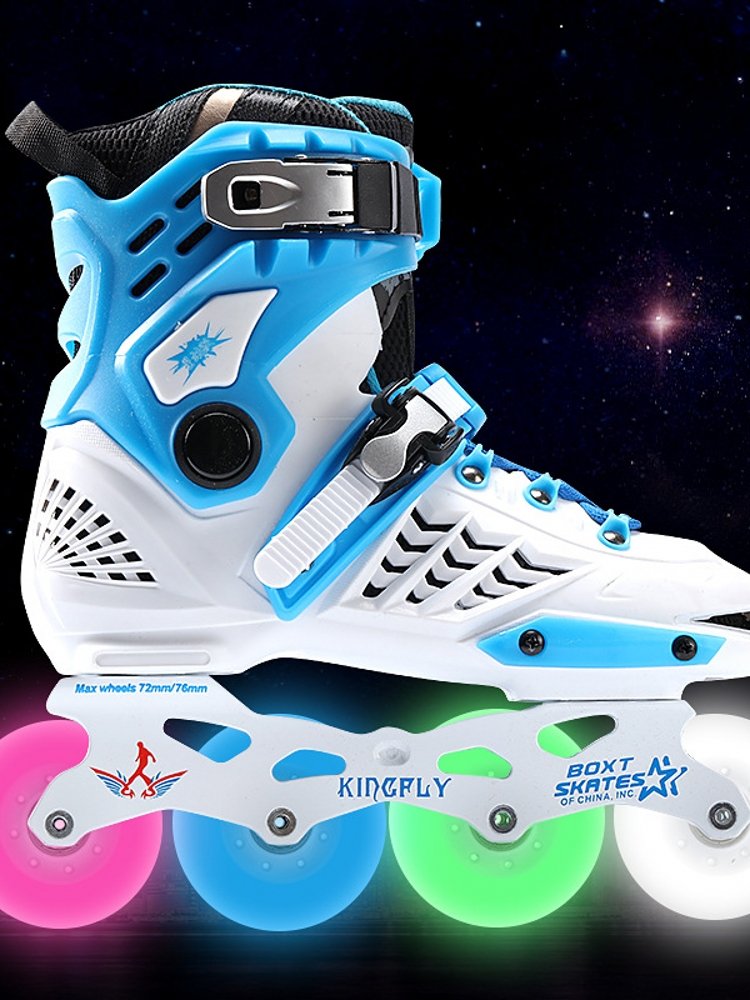 german-japan-import technology full-lighter adult skater straight-on-line wheel dry-shoe skatesa0172