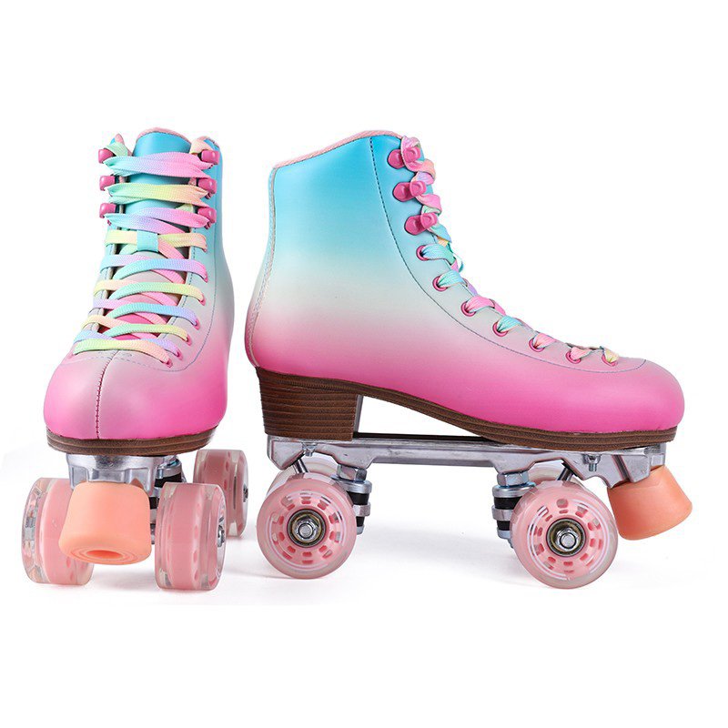 two-trip skates, colored adult skating t-skating, aluminum alloy