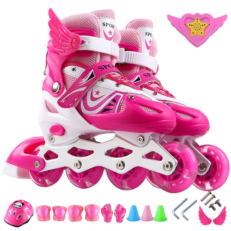 Decañon Junior Scholar's flash skates for girls aged 3-15 years