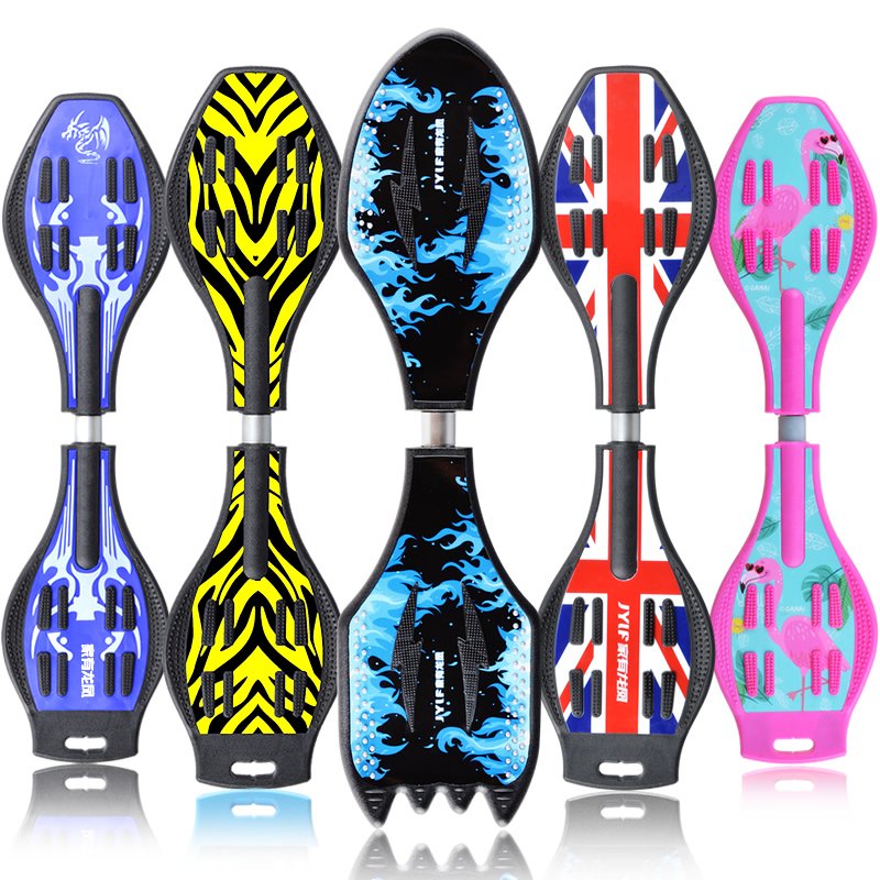 Children's skateboard vibrator board 2-2 two-wheel swing skateboard car for young adult beginners