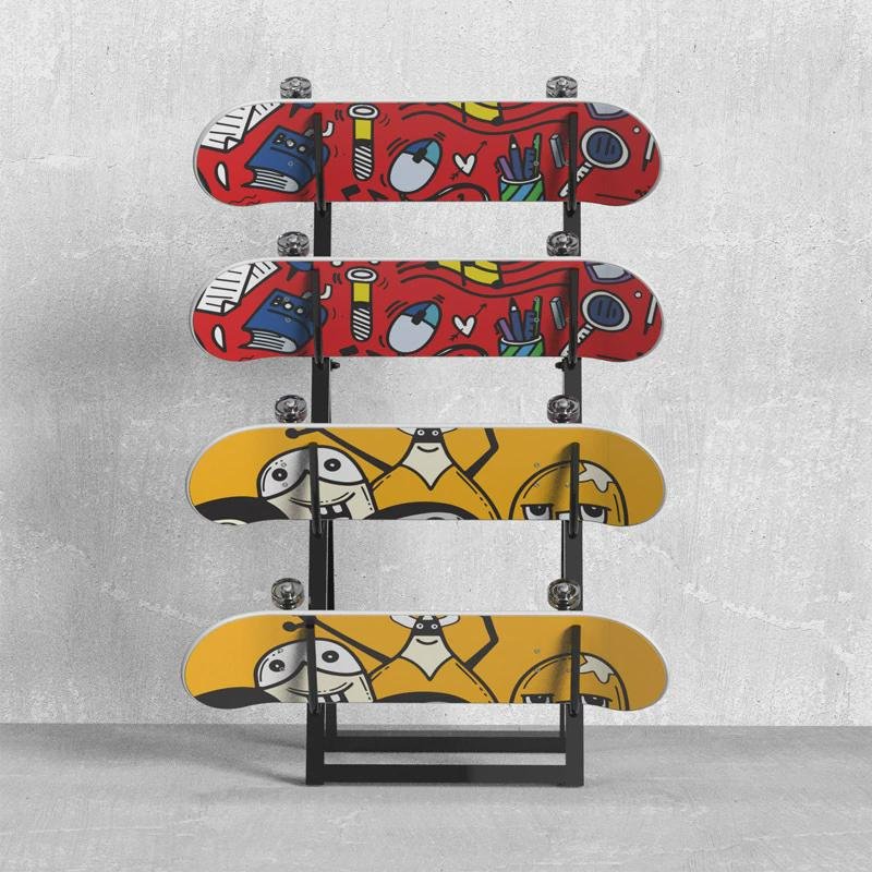 Gyms, skateboards, home-room skating, multilayer surfboards