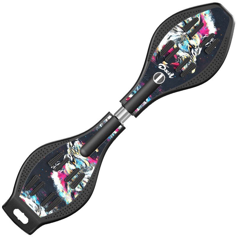 TWO OR TWO DOUBLE-WHEELED SKATEBOARDS FOR SKATEBOARD BEGINNERS, CHILDREN AGED 6-8 YEARS AND OLDER