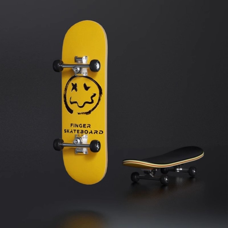 Specialized finger skateboard toy-grade maple alloy axes for mini-finger double-barrelled children's creative gift set