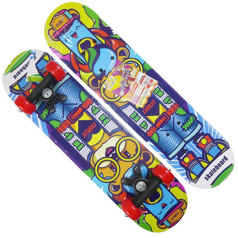 the factory's 24,064 rounds of children's skateboards, 60 and the baby's first-school double-doodle skating