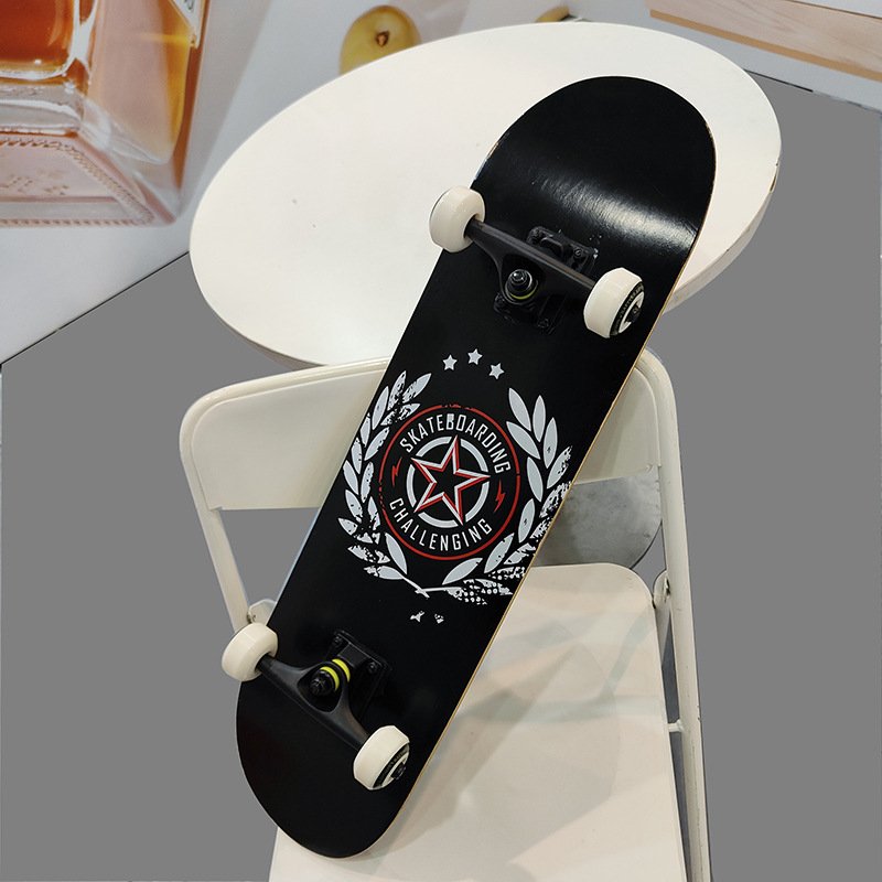 Young beginners' professional skateboarding kids double-dip-dig-dig-dig-dig-dig