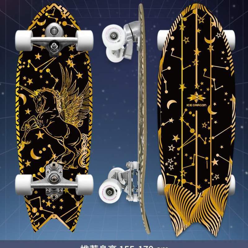 Surfboards without professional springs b92023B7 Land-Randing bridge ice-ray nightlight/land skateboard