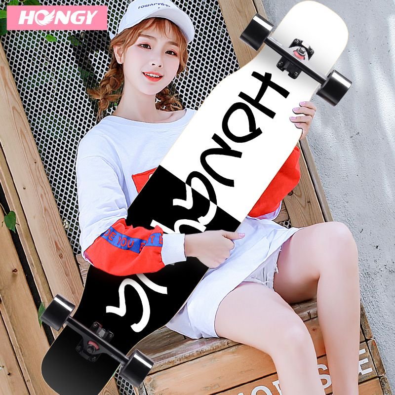 Skating board beginners, boys and girls, four-wheeler scooter scooter, adult scooter scooter-scooter-scooter-scooter