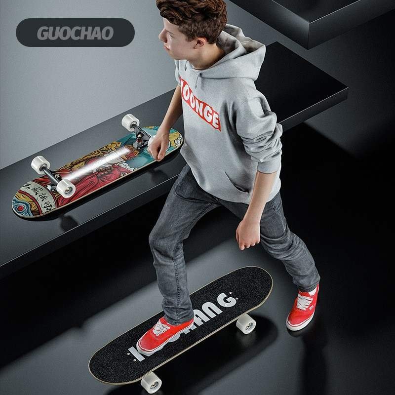 Children's 6-12 pairs of thermal printing of four-wheel skateboards