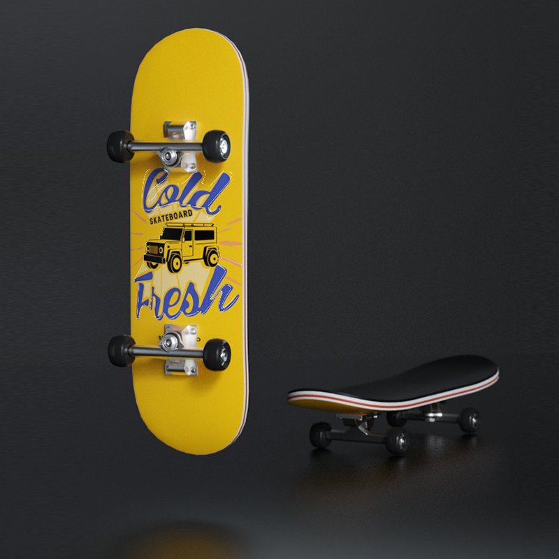 Professional maple finger skateboard bearing boy mini-finger double-barrelled children's creative toy gift relief