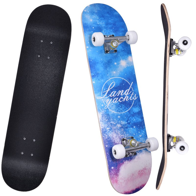 skateboard for four-wheeled adult maple board children's beginners