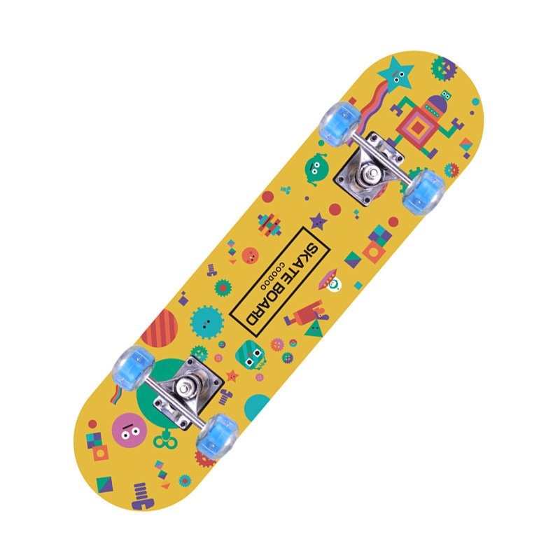 The factory sold four-wheeler skateboards for four-wheeler young boys and girls