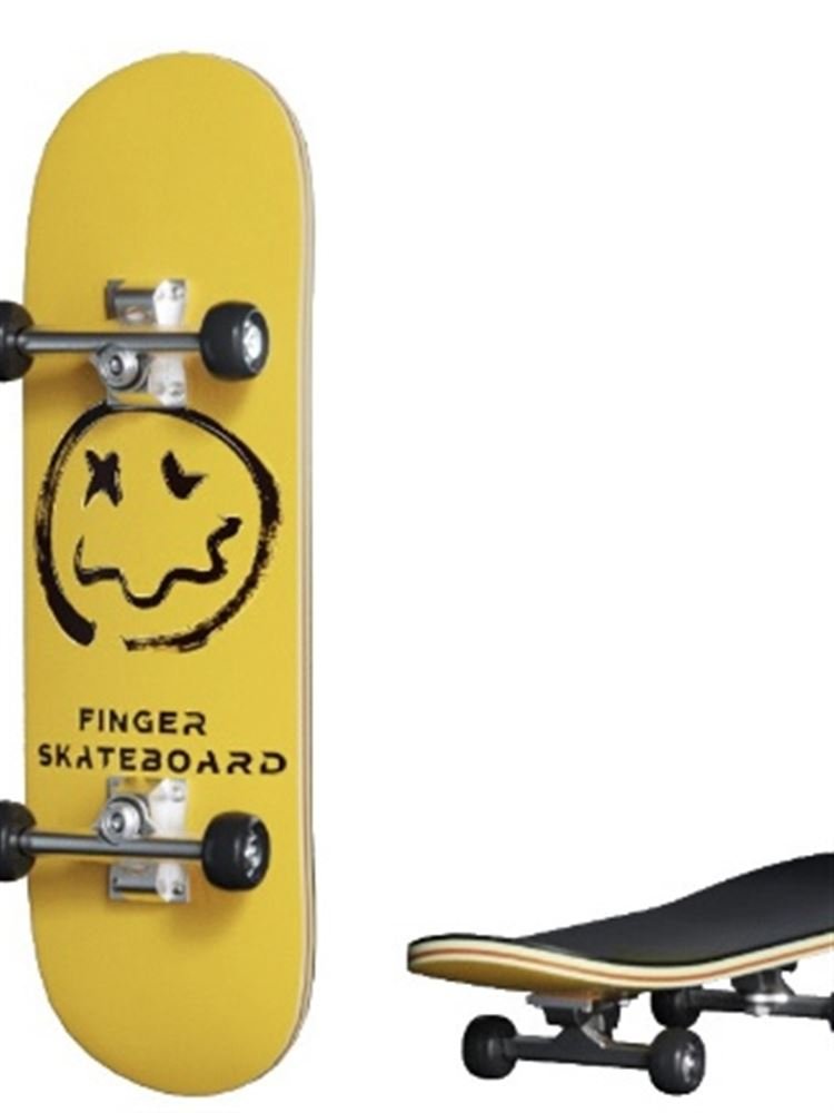 Fingerboard mini-toy alloy bearing five-storey mackerel professional double-barrel children's creative gift set