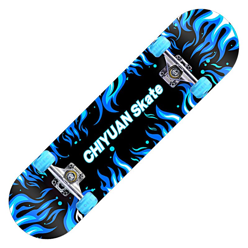 Upgraded flash wheel, four-wheel skateboard slabs for young students aged 3-6-12-15