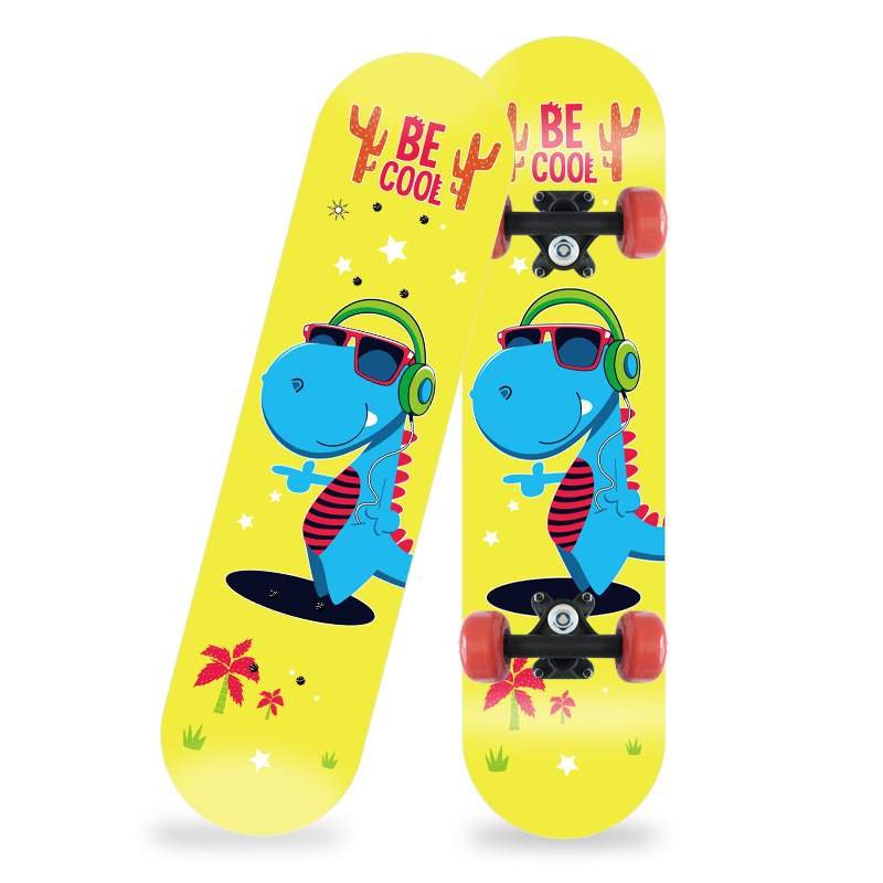 Two-barrel 2406 in a four-wheel skateboard kids' skating cart